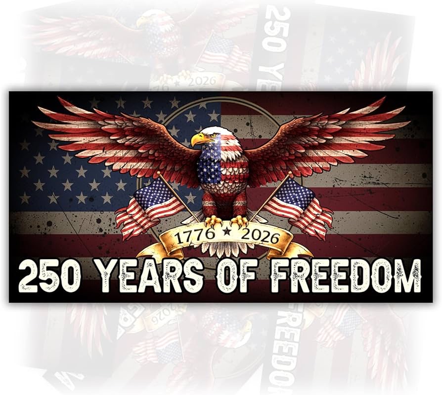 American flag and Eagle